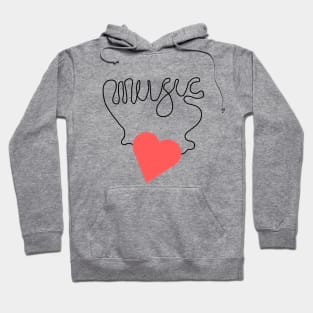 Music is love Hoodie